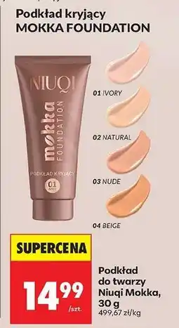 Biedronka Podkład do twarzy Niuqi Mokka, 30 g oferta