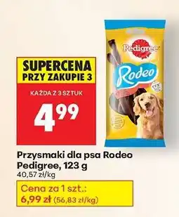Biedronka Przysmaki dla psa Rodeo Pedigree , 123 g oferta