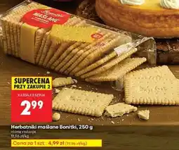 Biedronka Herbatniki maślane Bonitki , 250 g oferta