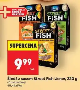 Biedronka Śledź z sosem Street Fish Lisner, 220 g oferta