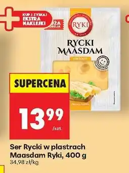 Biedronka Ser Rycki w plastrach Maasdam Ryki 400 g oferta