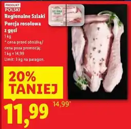 Lidl REGIONALNE SZLAKI Porcja rosołowa z gęsi oferta