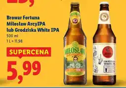 Lidl Browar Fortuna Miłosław ArcyIpa lub Grodziska White IPA oferta