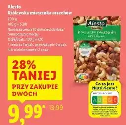 Lidl ALESTO Królewska mieszanka orzechów oferta
