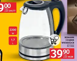 Selgros Czajnik elektryczny Bomann oferta