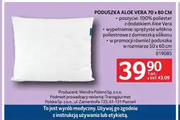 Selgros Poduszka Aloe Vera oferta
