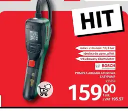 Selgros Pompka do piłek Bosch oferta