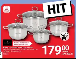 Selgros Zestaw garnków Zwieger oferta
