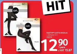 Selgros Rajstopy Gatta oferta