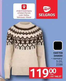 Selgros Sweter damski Selgros oferta