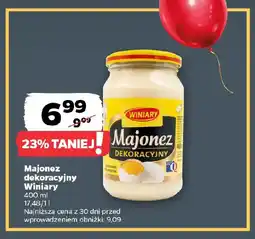 Netto Majonez dekoracyjny Winiary oferta