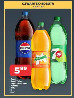 Netto Pepsi / Pepsi Twist / Pepsi Zero Cukru / Mirinda / 7 Up oferta