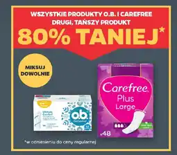 Netto Wszystkie produkty o.b. i carefree oferta