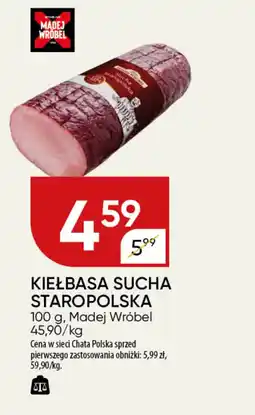 Chata Polska Kiełbasa sucha staropolska Madej Wróbel oferta