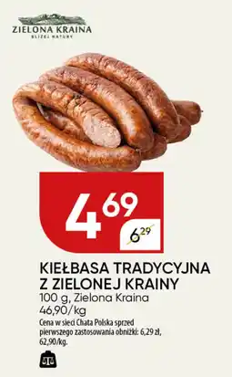 Chata Polska Kiełbasa tradycyjna z zielonej krainy zielona kraina oferta