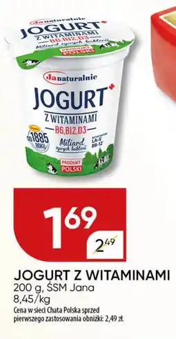 Chata Polska Jogurt z witaminami śsm jana oferta