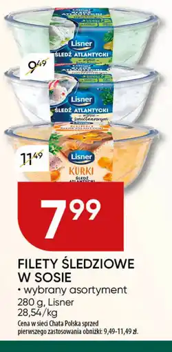 Chata Polska Filety śledziowe w sosie Lisner oferta