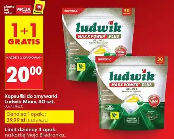 Biedronka Kapsułki do zmywarki Ludwik Maxx Power oferta