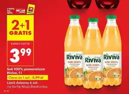 Biedronka Sok pomarańczowy Riviva oferta