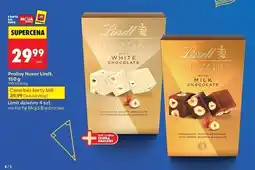 Biedronka Praliny white chocolate Lindt Nuxor oferta