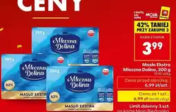 Biedronka Masło ekstra 82% Mleczna Dolina oferta