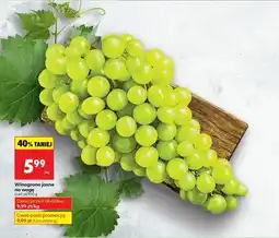 Biedronka Winogrona jasne oferta