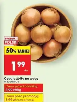 Biedronka Cebula żółta polska oferta