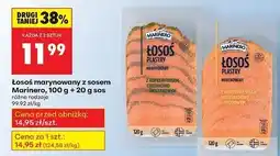 Biedronka Łosoś z pieprzem i sosem musztardowo- miodowym Marinero oferta