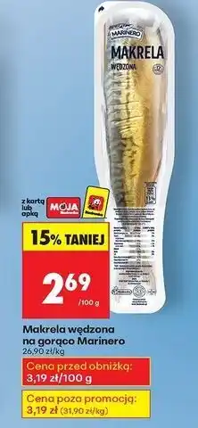 Biedronka Makrela wędzona Marinero oferta