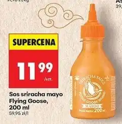 Biedronka Sos sriracha mayoo kremowy chili Flying Goose oferta