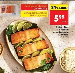 Biedronka Łosoś atlantycki świeży filet Marinero oferta