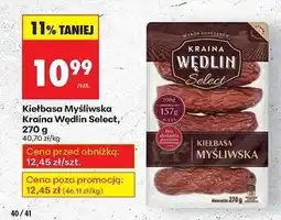 Biedronka Kiełbasa myśliwska Kraina Wędlin Select oferta