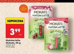 Biedronka Herbata o smaku wiśniowym Mokate Matcha Latte oferta