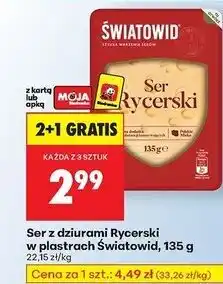 Biedronka Ser rycerski plastry Światowid oferta