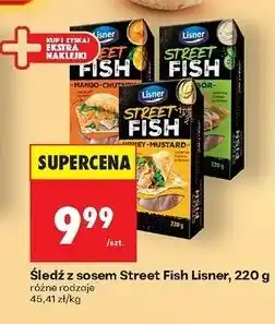 Biedronka Filety sledziowe mayogór Lisner Street Food oferta