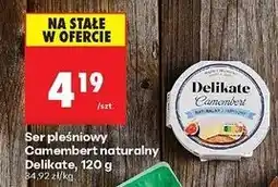 Biedronka Ser camembert naturalny Delikate oferta