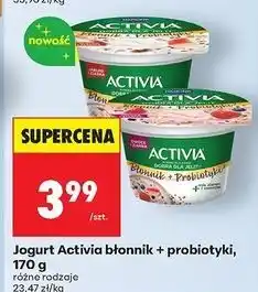 Biedronka Jogurt truskawkowy Danone Activia oferta