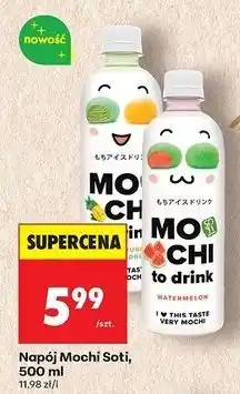 Biedronka Napój mochi arbuz Soti oferta