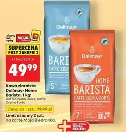 Biedronka Kawa Dallmayr Home Barista Caffe Crema Forte oferta