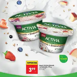 Biedronka Jogurt jabłko i ziarna Danone Activia oferta