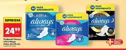 Biedronka Podpaski secure night Always Ultra oferta