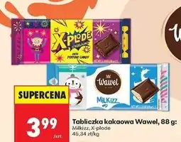 Biedronka Czekolada mleczna Wawel Milkizz oferta