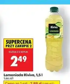 Biedronka Lemoniada cytryna - limonka Riviva oferta
