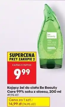 Biedronka Żel aloesowy 99% Be Beauty Care oferta