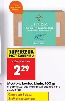 Biedronka Mydło hipoalergiczne do skóry wrażliwej Linda oferta