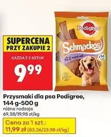 Biedronka Przysmak dla psa Pedigree Schmackos oferta