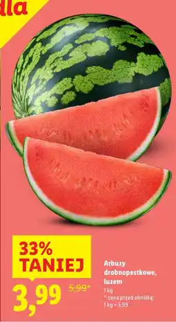 Lidl Arbuz drobnopestkowy Lidl oferta