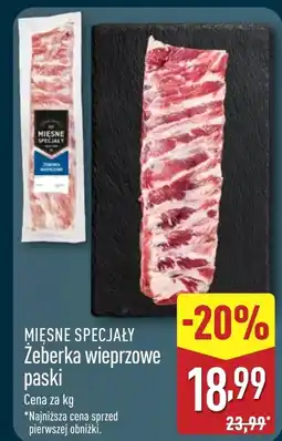 ALDI Żeberka wieprzowe Mięsne Specjały oferta