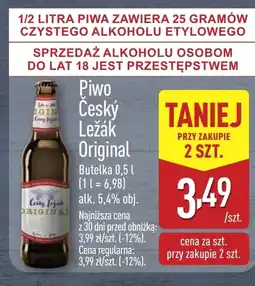 ALDI Piwo Český Ležák oferta
