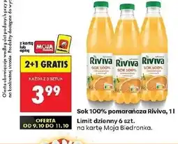 Biedronka Sok Riviva oferta